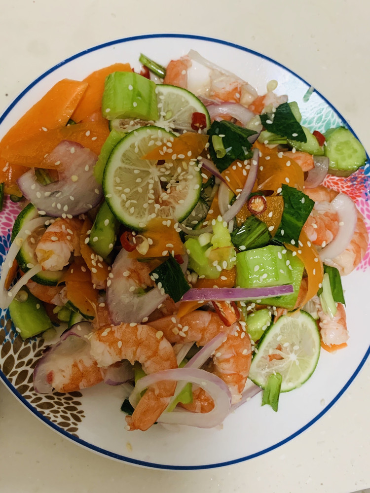 傣味虾的做法