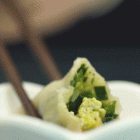 韭菜鸡蛋水饺的做法图解10