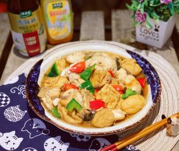 #做饭吧！亲爱的#油豆腐焖鱼腩的做法