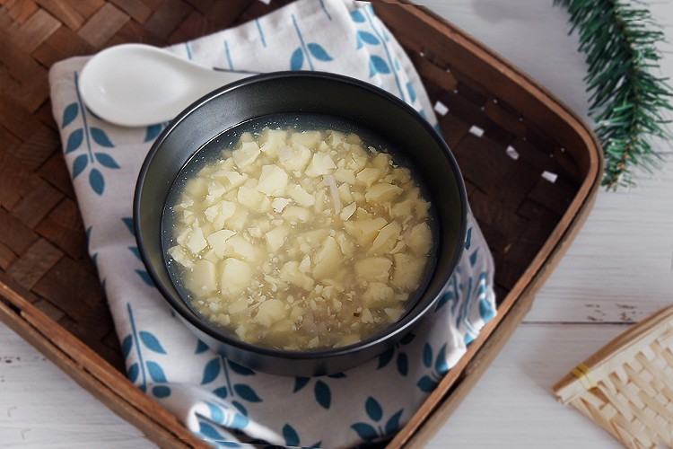 日本豆腐虾仁汤，鲜美无油的做法