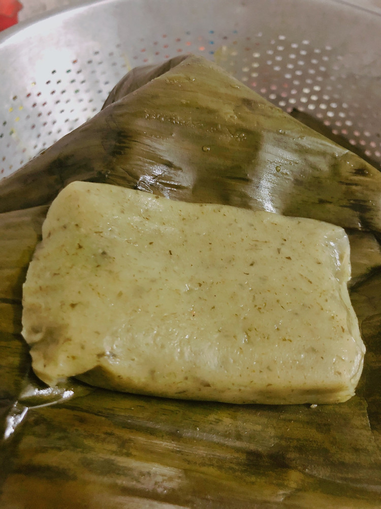 艾草青团、糍粑的做法