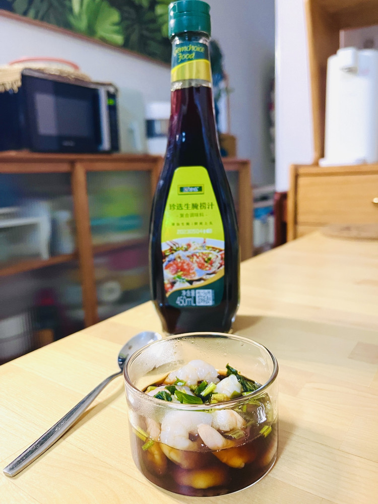 捞汁虾仁的做法