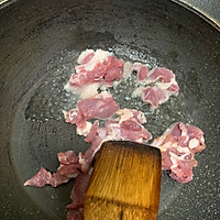 肉片木耳炒山药的做法图解4