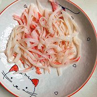 蟹柳炒蛋的做法图解2