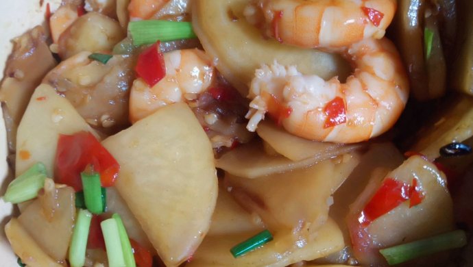 土豆片虾仁