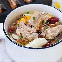 #肉食主义#冬虫草山药玉米排骨汤的做法图解8