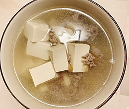 豆腐肉末冬菜汤的做法