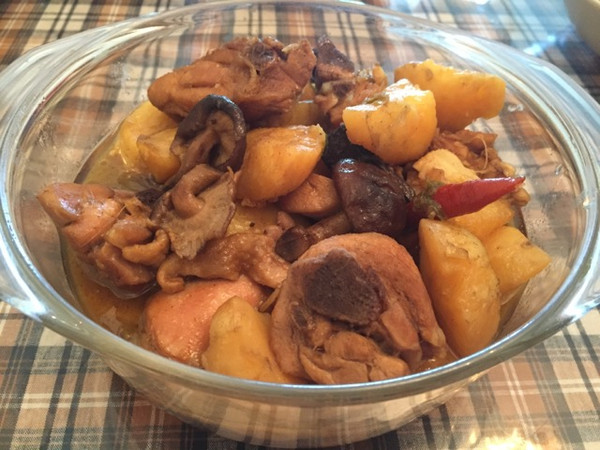 鸡肉香菇炖土豆