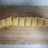 奶香南瓜豆沙包+自制豆沙馅的做法图解14