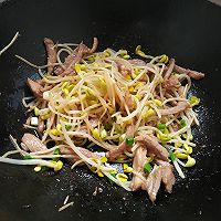 #菁选酱油试用之 肉炒豆芽的做法图解9