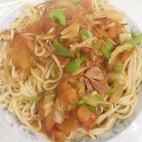 西红柿炒面的做法图解7