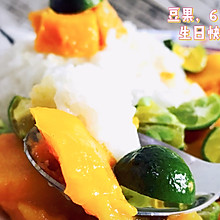 椰汁芒果饭#豆果6周年生日快乐#