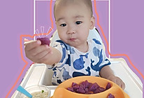 宝宝辅食:香甜紫薯燕麦饼的做法