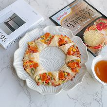 #2022烘焙料理大赛安佳披萨组复赛#手抓饼的万能吃法之披萨