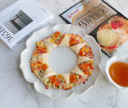 #2022烘焙料理大赛安佳披萨组复赛#手抓饼的万能吃法之披萨的做法