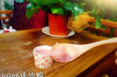 粉嫩粉嫩的石榴果冻（附：吉利丁片的用量）