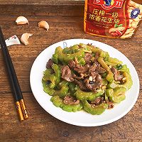 #多力金牌大厨带回家#金牌豉汁凉瓜炒牛肉的做法图解12