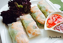 越南鲜虾春卷——一款吃到饱的瘦身餐的做法