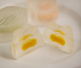 不用烤的月饼~夹心冰粉月饼的做法