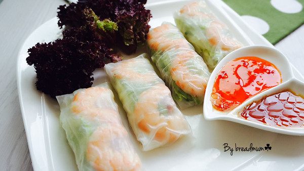 越南鲜虾春卷——一款吃到饱的瘦身餐