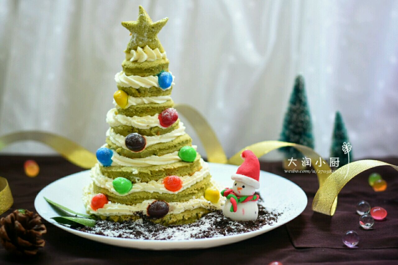 圣诞节到了，教你做圣诞蛋糕，简单易学，好吃又好看，孩子爱不完_装饰