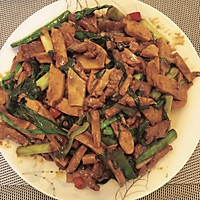 蒜苗豆干肉丝的做法图解13