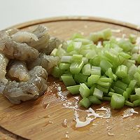 鲜虾芹菜粥的做法图解3