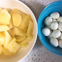 红烧排骨配土豆鹌鹑蛋的做法图解6