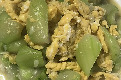 丝瓜炒鸡蛋