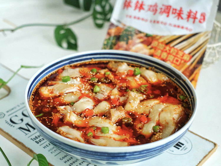红油口水鸡的做法