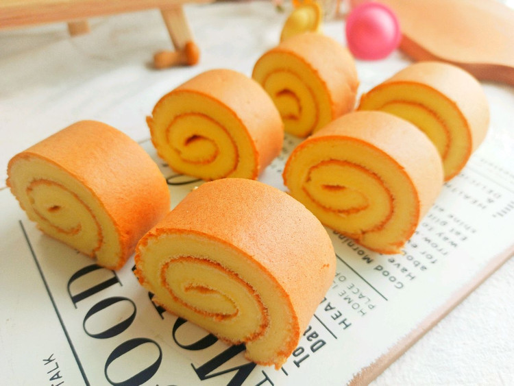 不掉皮卷不裂蛋糕卷的做法