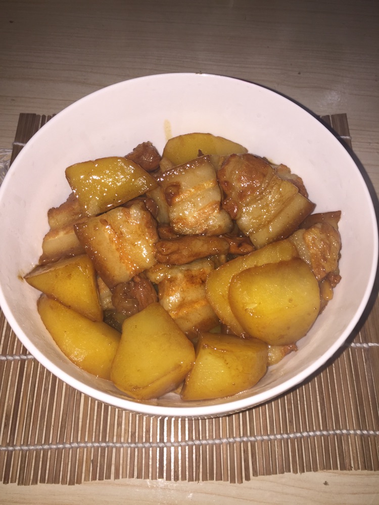 土豆烧肉的做法图解6