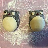龙猫豆沙包的做法图解7