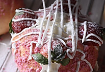 草莓奶油酥粒面包【保姆级教程】