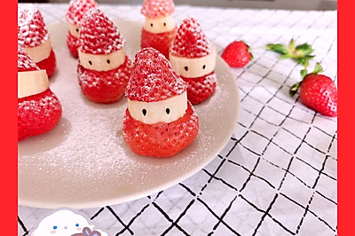 小可爱哒水果甜点装饰～（草莓香蕉）