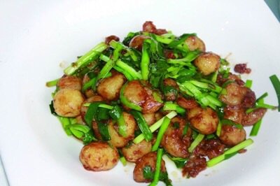 韭菜土豆饼