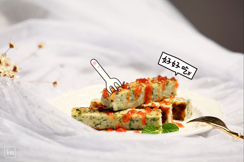 菠菜土豆煎#橄露贝贝橄榄油试吃#的做法图解13