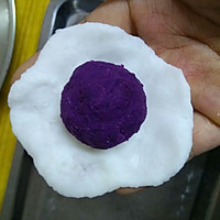 紫薯/奶黄水晶糕的做法图解5