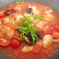 黑椒茄汁焖鱼块的做法图解8