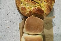 土司面包＋椰蓉面包的做法