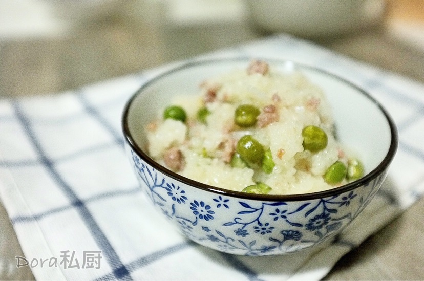 碗豆糯米饭的做法图解11