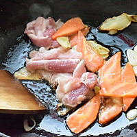 杏鲍菇炒肉的做法图解3