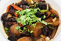 牛啊腩炖萝卜的做法