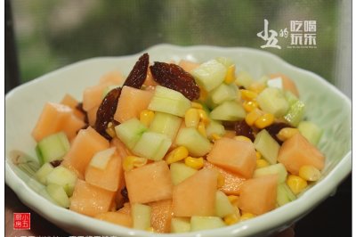 水果玉米沙拉：不用酱更健康
