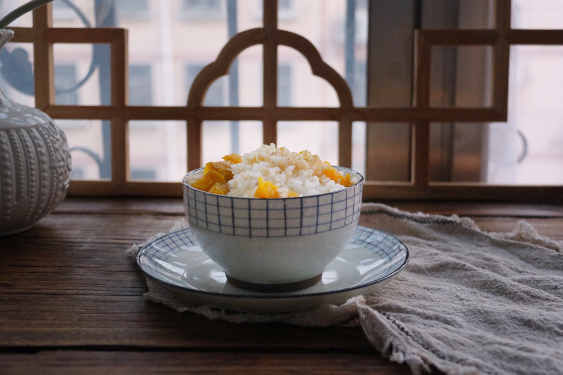 Pumpkin brown rice