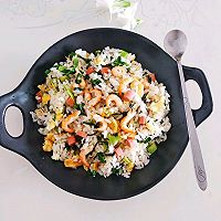 五彩炒饭的做法图解10