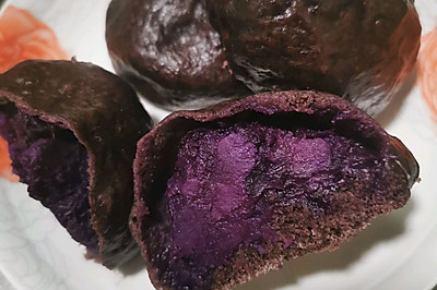 美容养颜篇——黑米紫薯包