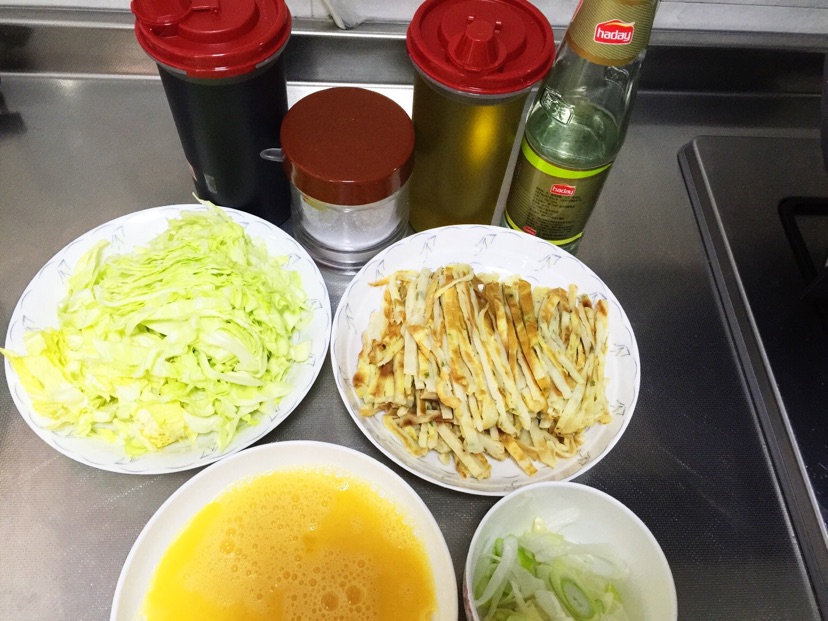 素炒饼的做法图解1