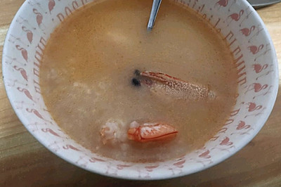 什锦虾粥
