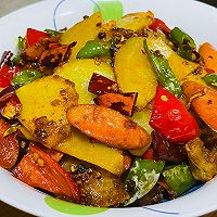 专治没食欲的干锅土豆片的做法图解12